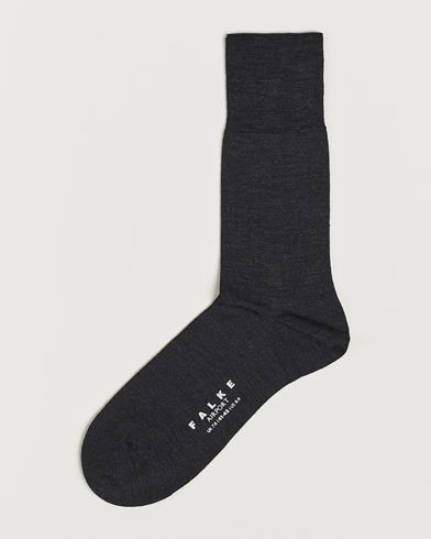 Herren | Wardrobe basics | Falke | Airport Socks Anthracite Melange