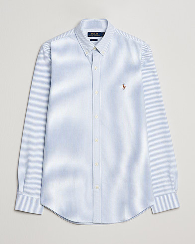 Herren | World of Ralph Lauren | Polo Ralph Lauren | Slim Fit Shirt Oxford Stripes Blue