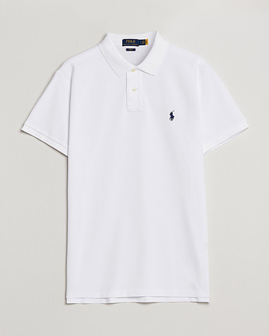 Herren | Kurzarm-Poloshirts | Polo Ralph Lauren | Slim Fit Polo White