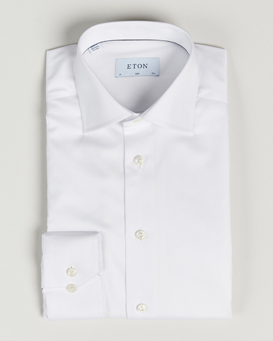 Herren | Formelle Hemden | Eton | Slim Fit Shirt White