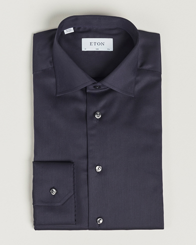 Herren | Businesshemden | Eton | Slim Fit Shirt Navy