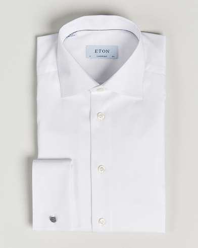 Herren | Eton | Eton | Contemporary Fit Shirt Double Cuff White