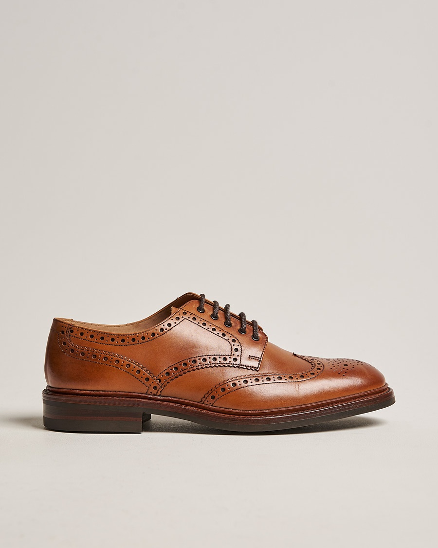 Loake 1880 Chester Brogue Tan Burnished Calf – Braun