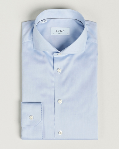 Herren | Formelle Hemden | Eton | Super Slim Fit Shirt Blue