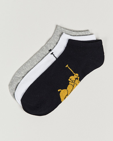 Herren | Sneaker | Polo Ralph Lauren | 3-Pack Sneaker Sock Grey/White/Black