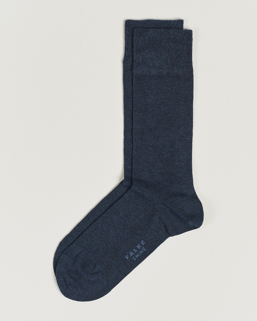 Falke Swing 2-Pack Socks Blue Melange – Blau