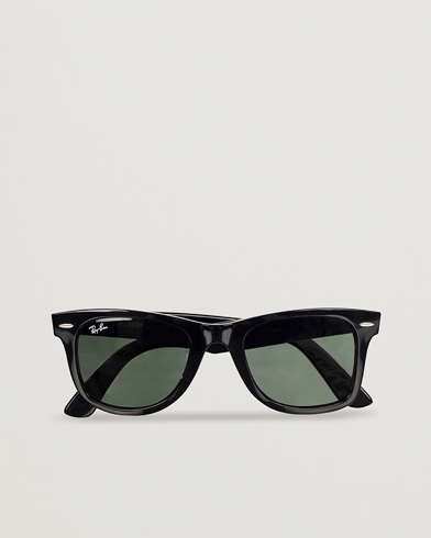 Herren | Sonnenbrillen | Ray-Ban | Original Wayfarer Sunglasses Black/Crystal Green