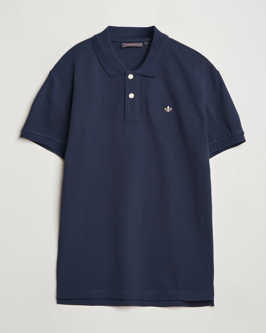 Morris New Piqué Navy – Blau