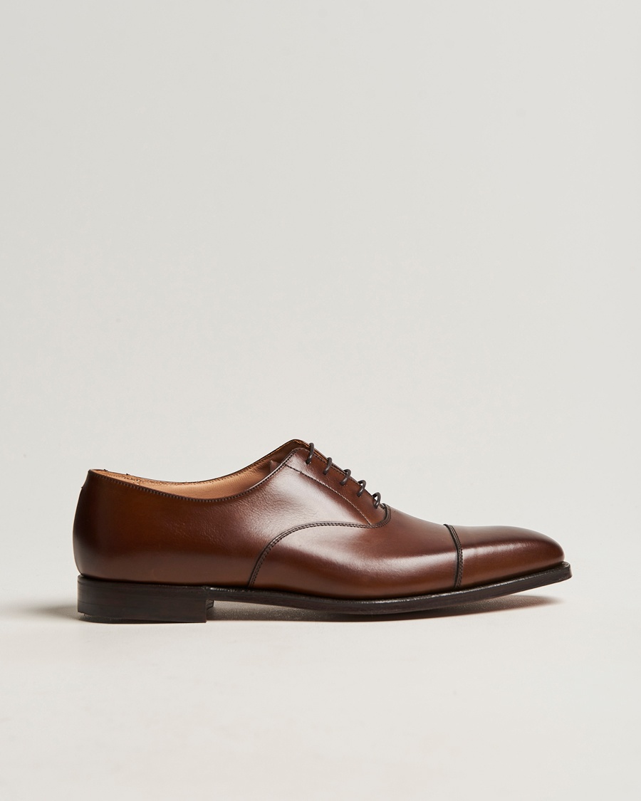 Crockett & Jones Hallam Oxford Dark Brown Calf – Braun