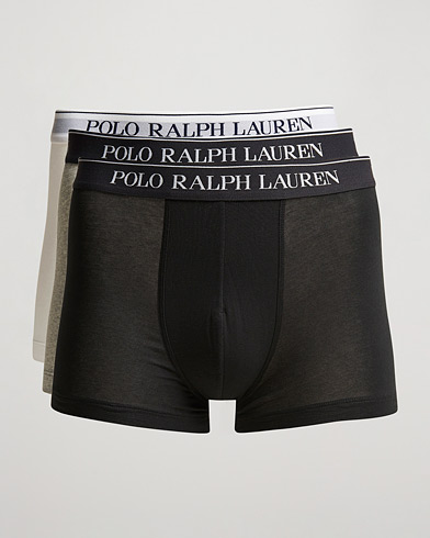 Herren | Unterwäsche | Polo Ralph Lauren | 3-Pack Trunk Grey/White/Black