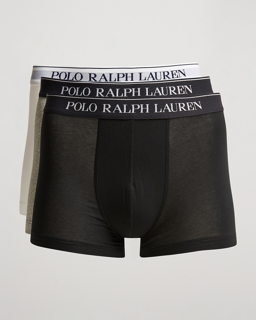 Polo Ralph Lauren 3-Pack Trunk Grey/White/Black – Grau
