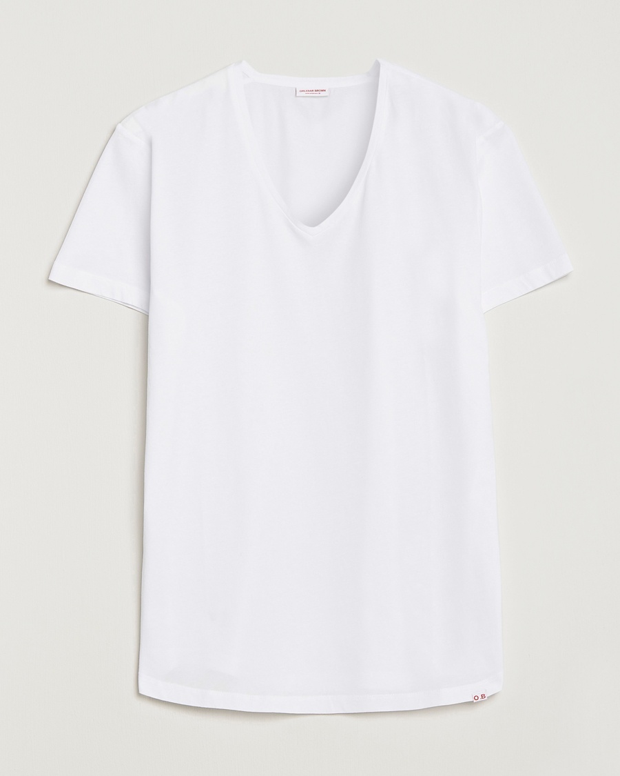 Orlebar Brown OB V-Neck Tee White – Weiß