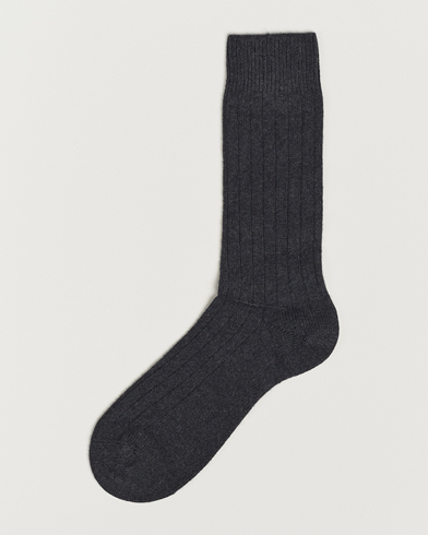 Herren |  | Pantherella | Waddington Cashmere Sock Charcoal