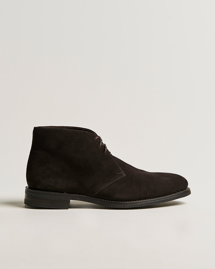 Loake 1880 Pimlico Chukka Boot Dark Brown Suede – Braun
