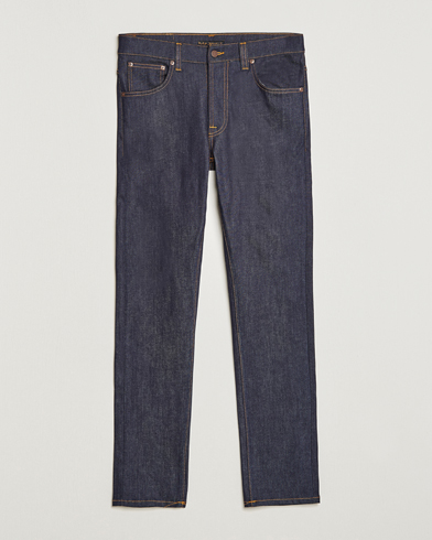 Herren | Jeans | Nudie Jeans | Lean Dean Organic Slim Fit Stretch Jeans Dry 16 Dips
