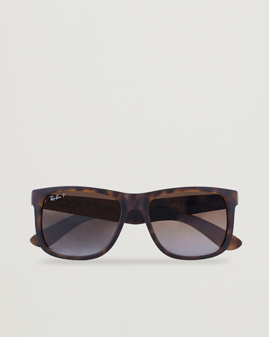 Herren |  | Ray-Ban | 0RB4165 Justin Polarized Wayfarer Sunglasses Havana/Brown