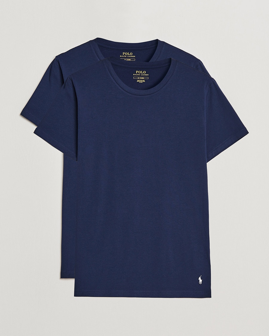 Polo Ralph Lauren 2-Pack Cotton Stretch T-Shirt Cruise Navy – Blau