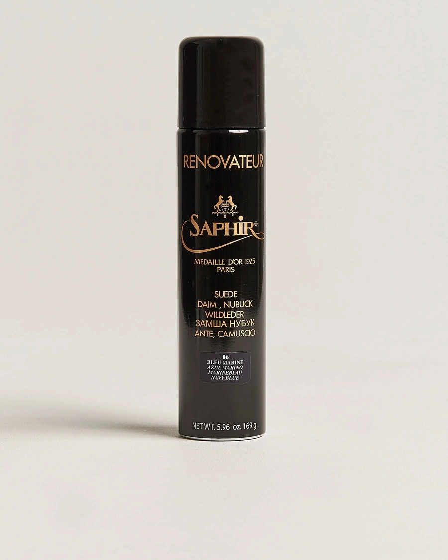Saphir Medaille d'Or Renovateur Suede 250 ml Spray Navy Blue – Blau