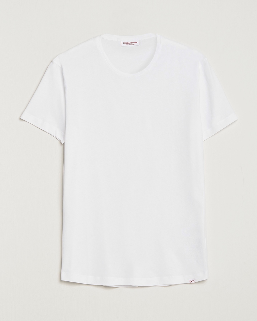 Orlebar Brown OB Crew Neck Tee White – Weiß