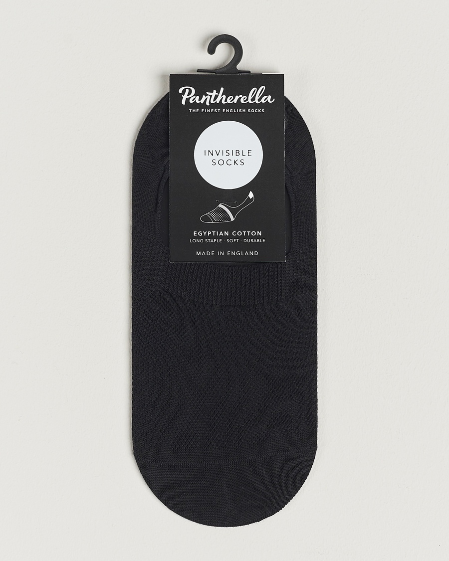 Pantherella Footlet Cotton/Nylon Sock Black – Schwarz