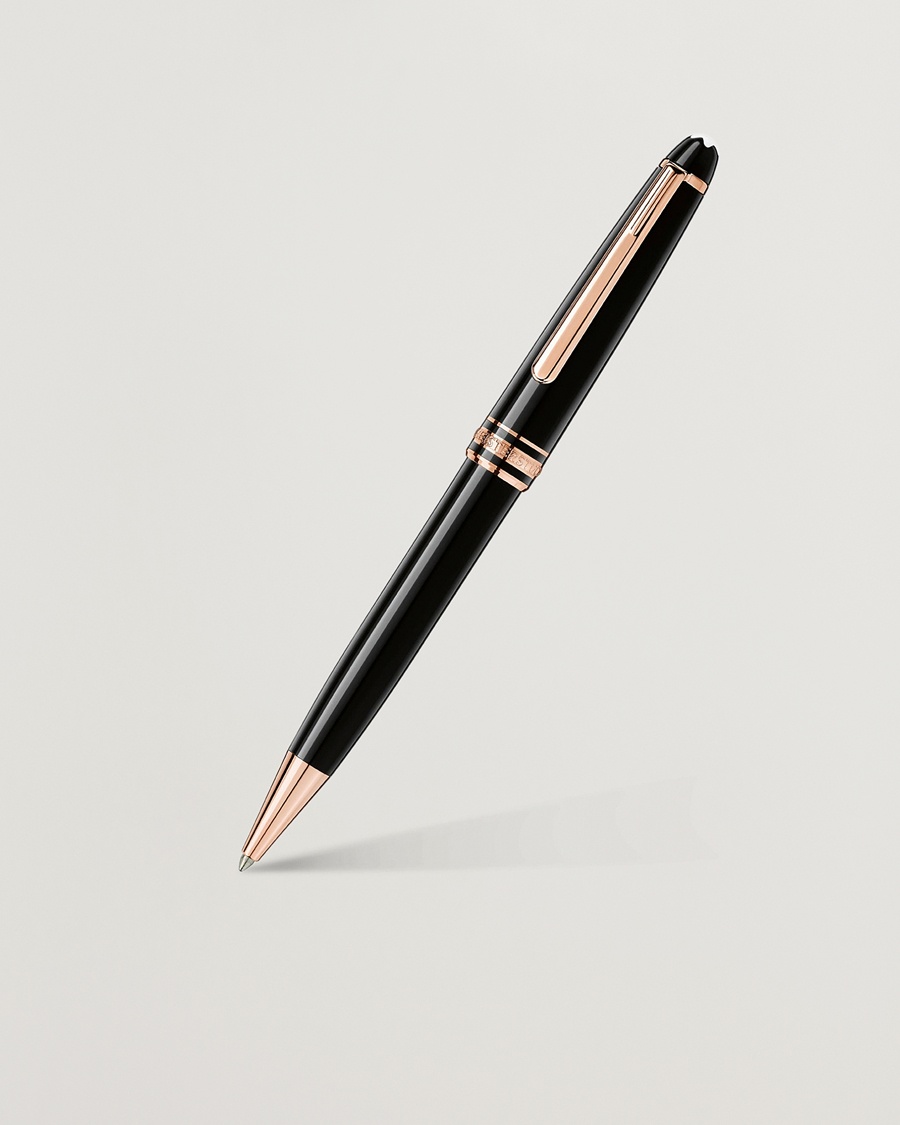 Montblanc 164 Classique Meisterstück Ballpoint Pen Red Gold – Schwarz