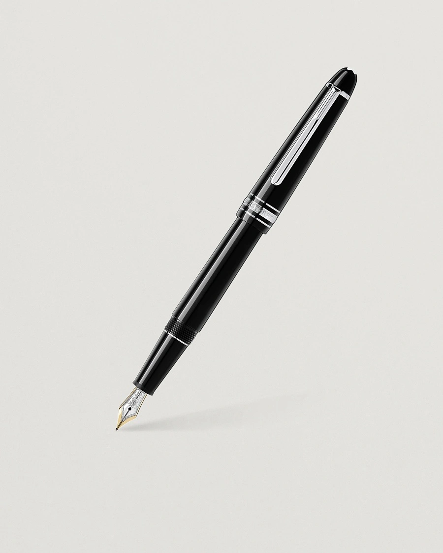 Montblanc 146 LeGrand Meisterstück M Fountain Pen Platinum Line – Schwarz