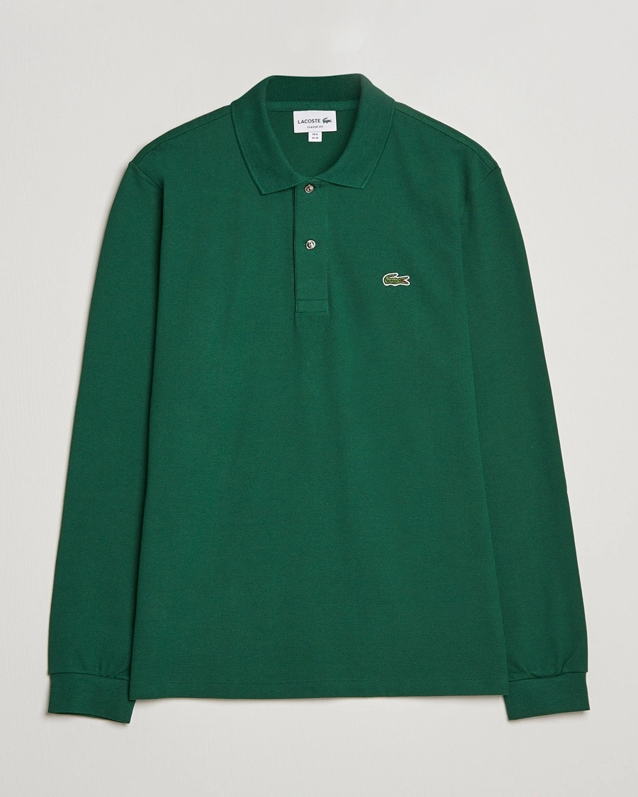 Lacoste Original Long Sleeve Polo Piké Green – Grün