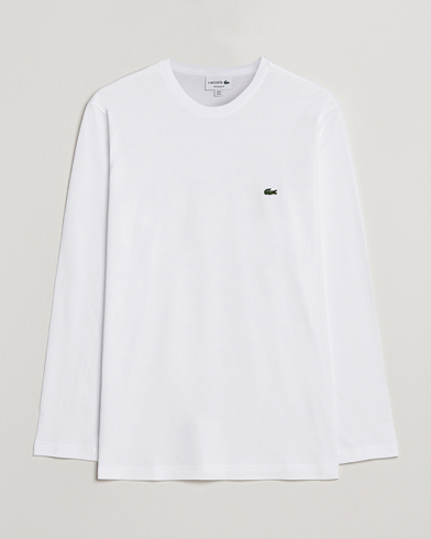 Herren |  | Lacoste | Long Sleeve Crew Neck T-Shirt White