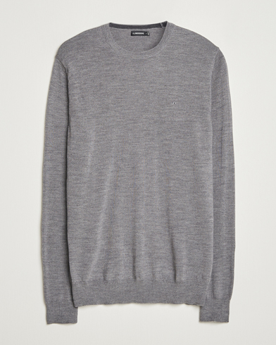 J.Lindeberg Lyle True Merino Crew Neck Pullover Grey – Grau