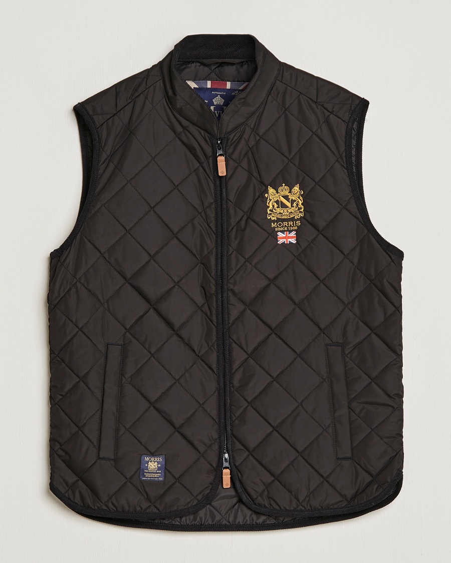 Morris Trenton Quilted Vest Black – Schwarz