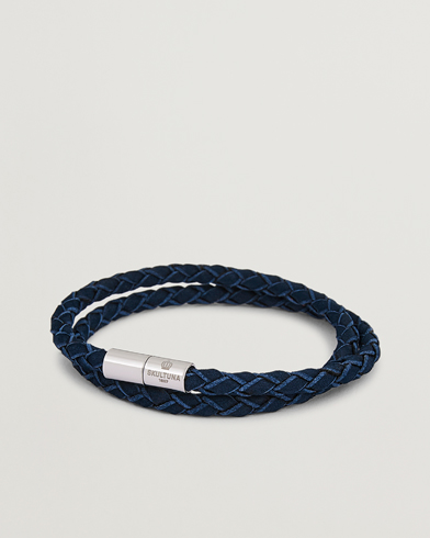 Herren |  | Skultuna | The Suede Bracelet Blue