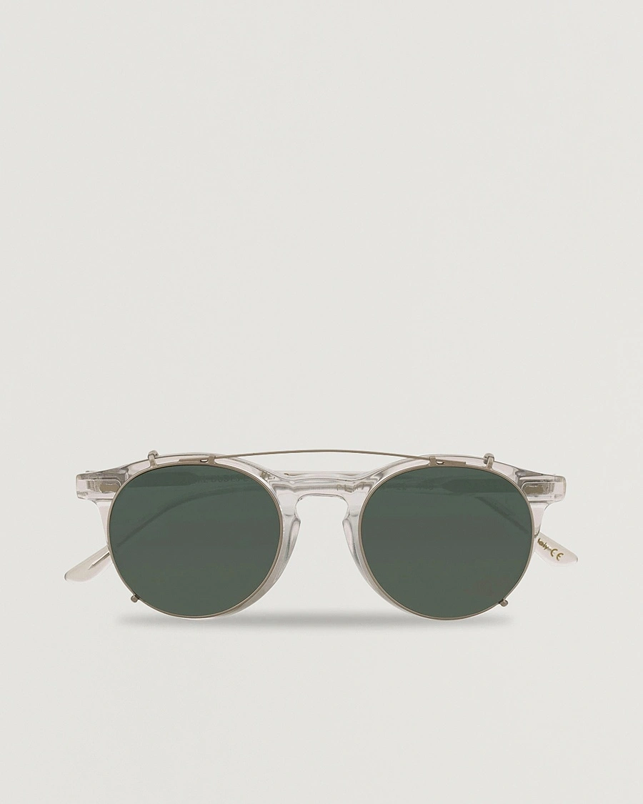 TBD Eyewear Pleat Clip On Sunglasses Transparent – Transparent