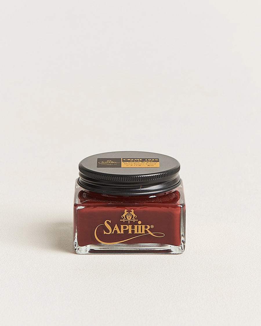 Saphir Medaille d'Or Creme Pommadier 1925 75 ml Mahogany – Braun