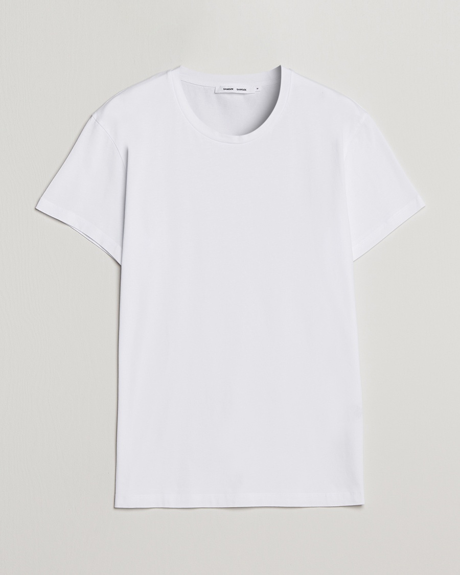 Samsøe Samsøe Kronos Crew Neck Tee White – Weiß