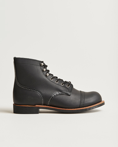 Herren | Handgefertigte Schuhe | Red Wing Shoes | Iron Ranger Boot Black Harness