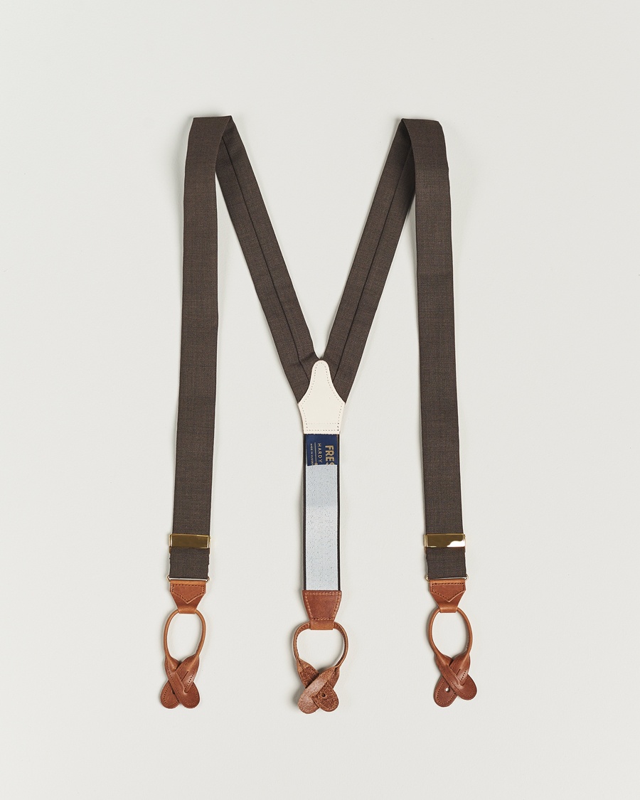 Albert Thurston Fresco Braces 38mm Brown – Braun