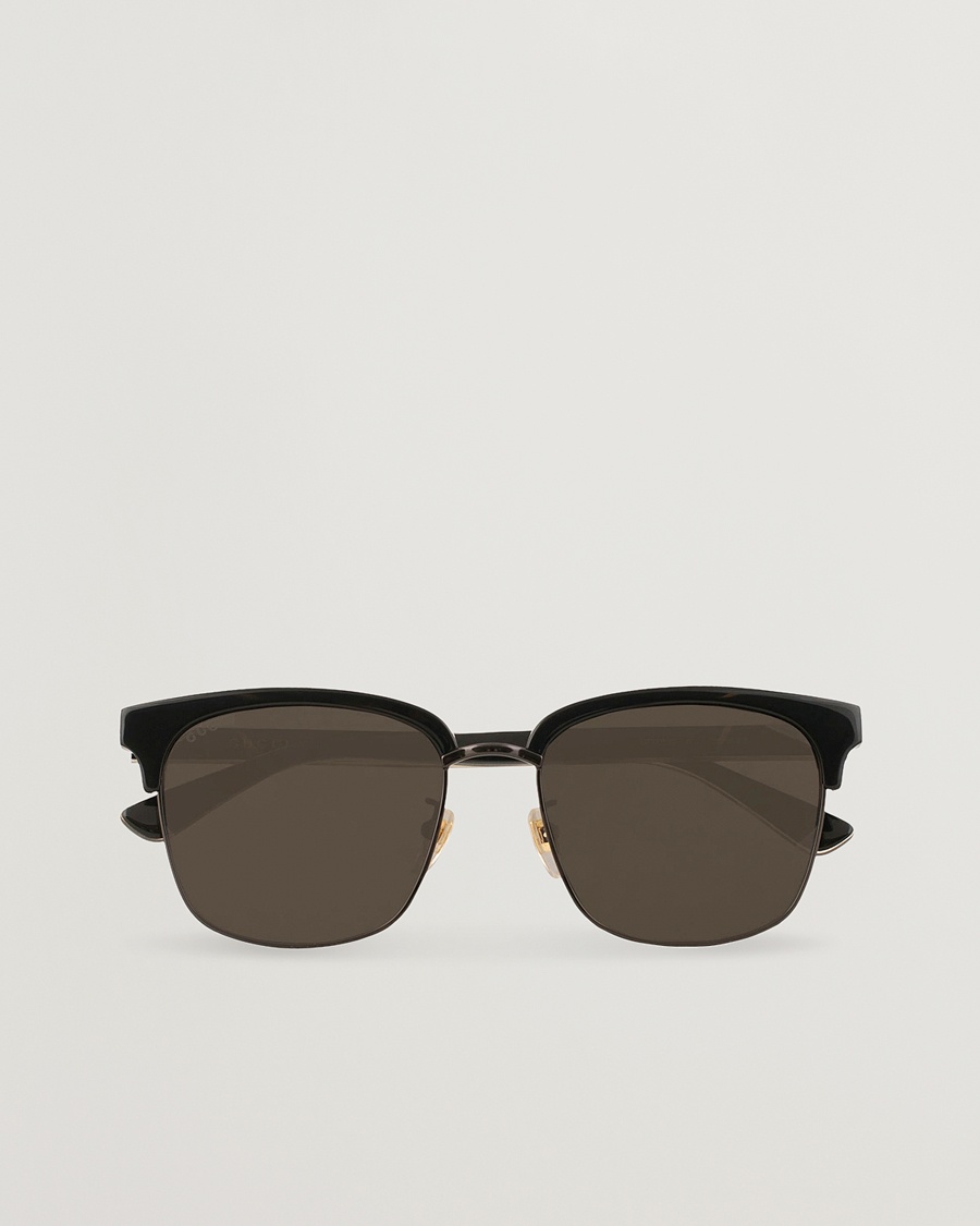 Gucci GG0382S Sunglasses Black/Grey – Grau