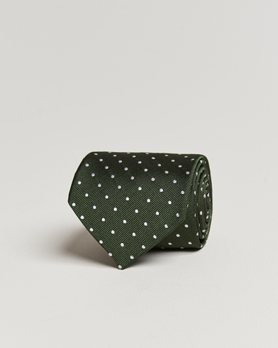 Herren |  | Amanda Christensen | Dot Classic Tie 8 cm Green/White