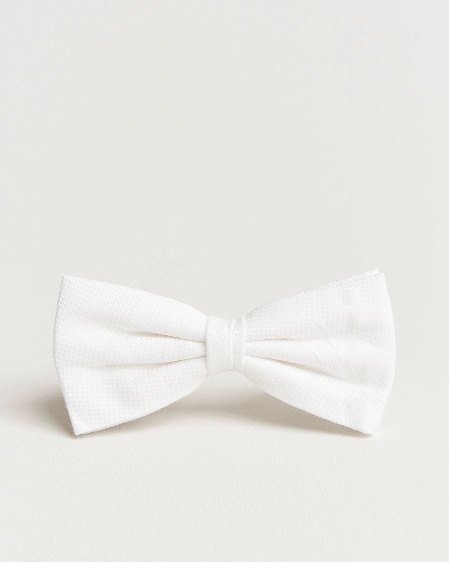 Amanda Christensen Cotton Pique Pre Tie White – Weiß
