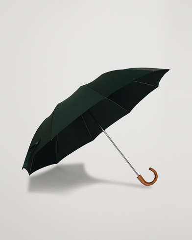 Herren | Stylisch im Regen | Fox Umbrellas | Telescopic Umbrella  Racing Green