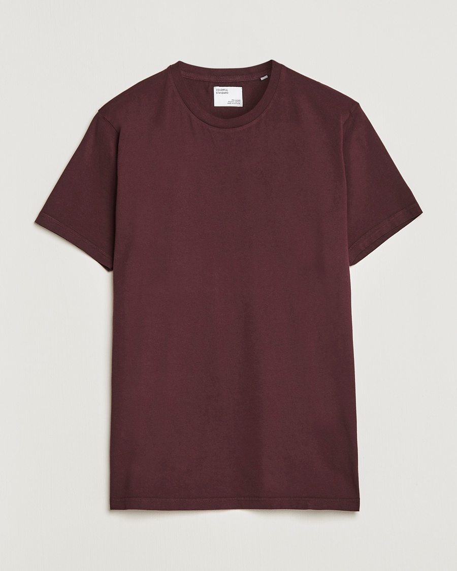 Colorful Standard Classic Organic T-Shirt Oxblood Red – Rot