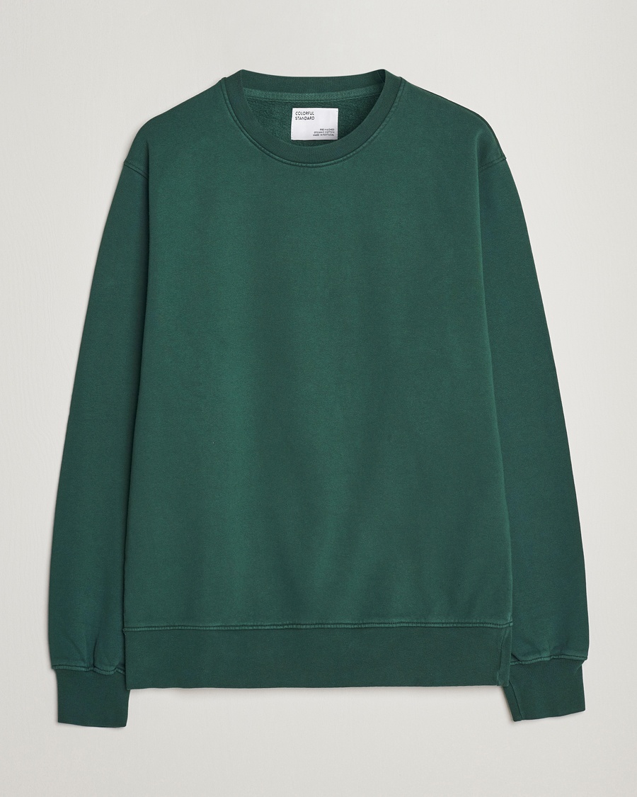 Colorful Standard Classic Organic Crew Neck Sweat Emerald Green – Grün