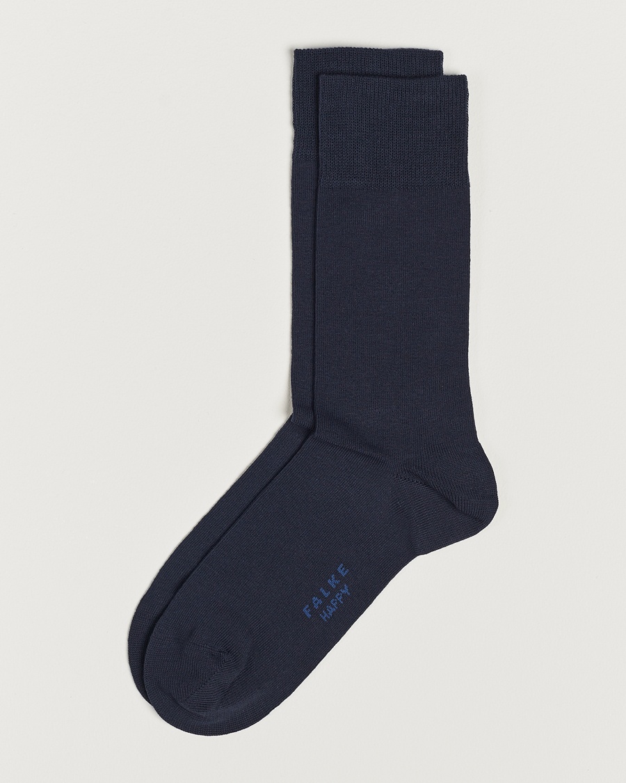 Falke Happy 2-Pack Cotton Socks Navy – Blau