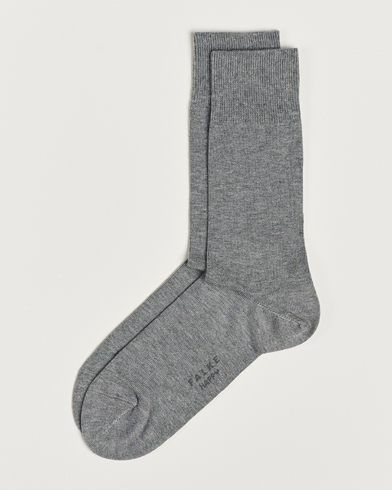 Herren | Falke | Falke | Happy 2-Pack Cotton Socks Light Grey