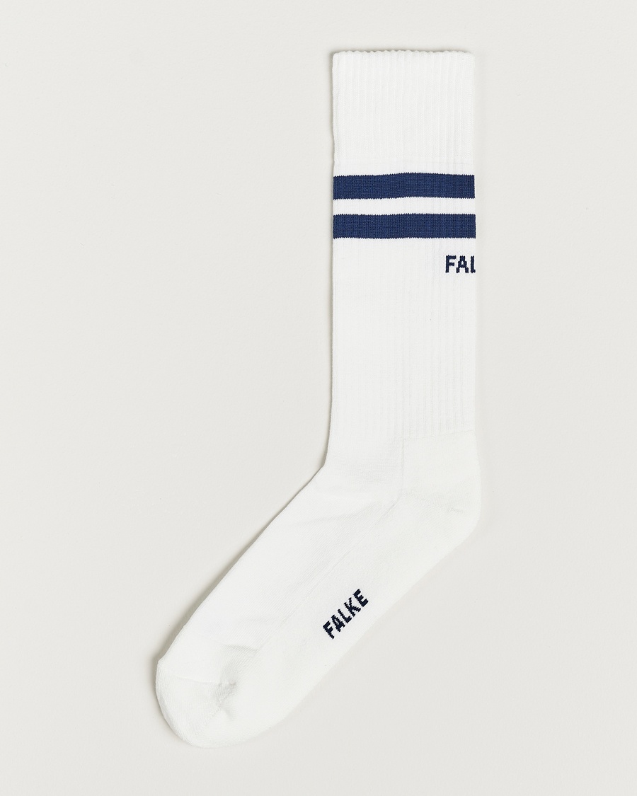 Falke Dynamic Tennis Sock White/Navy – Weiß