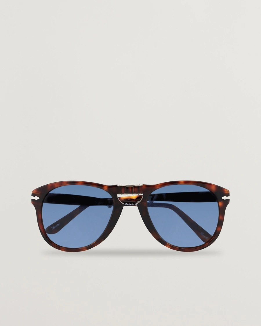 Persol 0PO0714 Folding Sunglasses Havana/Blue Gradient – Braun