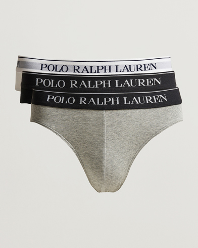 Herren |  | Polo Ralph Lauren | 3-Pack Low Rise Brief Black/White/Grey