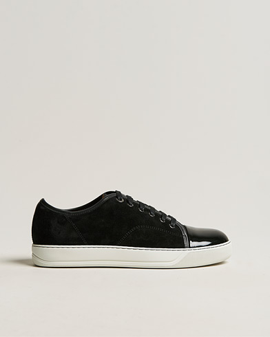 Herren | Luxury Brands | Lanvin | Patent Cap Toe Sneaker Black