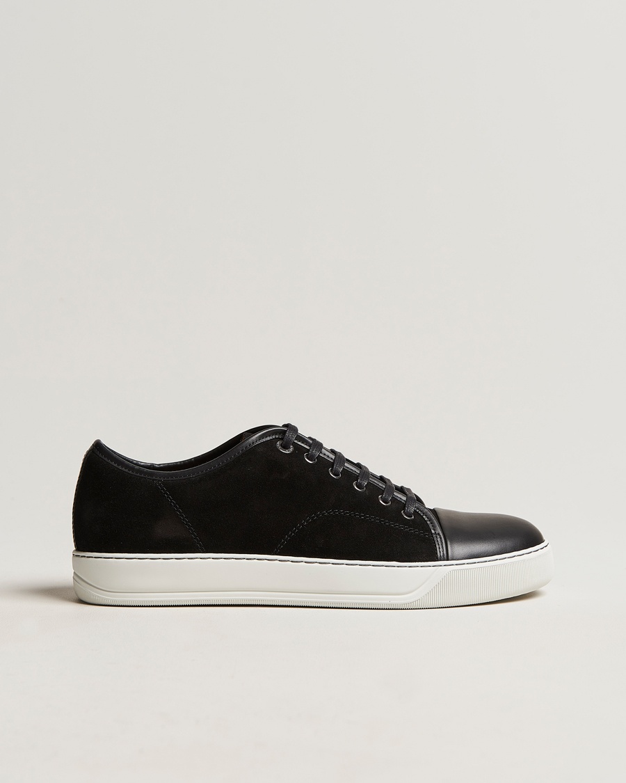 Lanvin DBB1 Nappa Cap Toe Sneaker Black – Schwarz