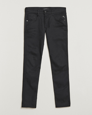 Herren | Schwartze Jeans | Replay | Anbass Hyperflex Reused Jeans Black
